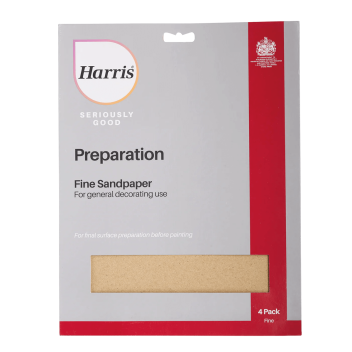 Harris Seriously Good Sandpaper - Fine 4pcs Set