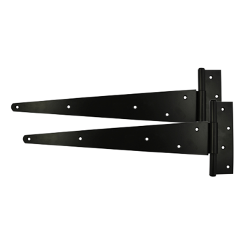 Timco Strong Tee Hinge Pair Black - 14\"