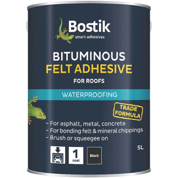 Bostik Bitumen Roof Felt Adhesive - 5L