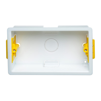 Double Gang Cavity Wall Box - 35mm