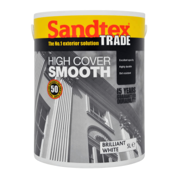 Sandtex Highcover Smooth Brilliant White- 5L