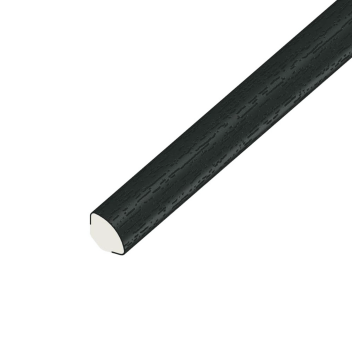 uPVC Quadrant 18mm x 5m - Black