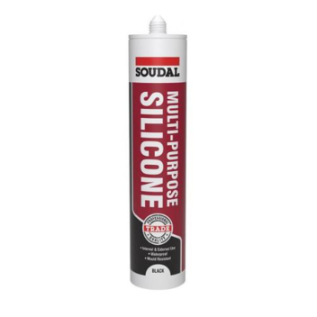 Soudal Multi Purpose Silicone - Black 270ml