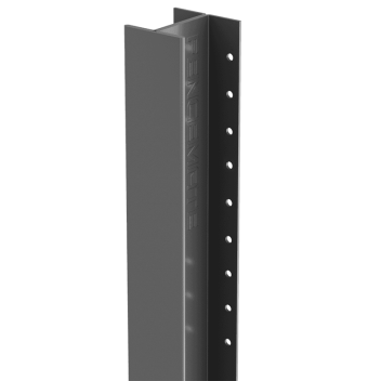 Durapost Classic 48mm Anthracite Grey - 2.4m