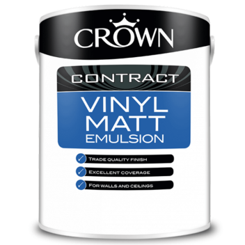 Crown Vinyl Matt Brilliant White - 2.5L