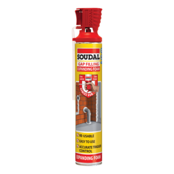 Soudal Gap Filler Expanding Foam - Genius Gun 750ml