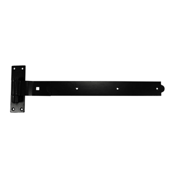 Timco Cranked Band Hook Plate Black - 600mm (2pcs)