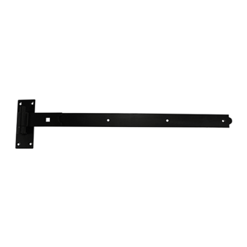 Timco Straight Band Hook Plate Black - 900mm (2pcs)