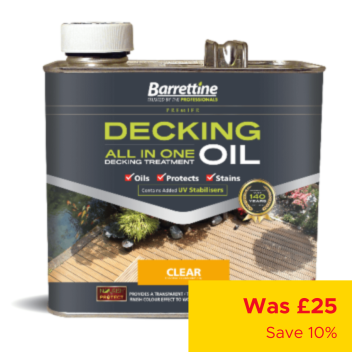 Decking All in One Oil Treatment Clear - 2.5L