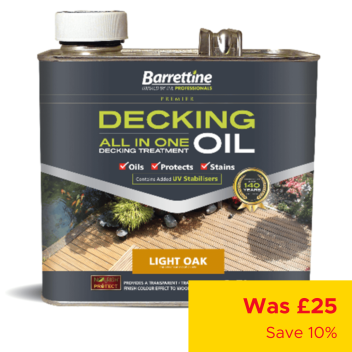 Decking All in One Oil Treatment Light Oak - 2.5L