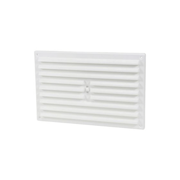 Timco Louvre Grill Vent White - 242 x 165mm