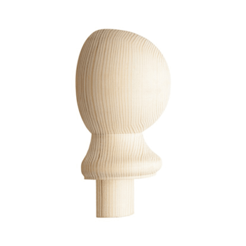 Internal Pine Half Ball Newel Cap