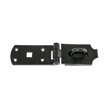 Timco Heavy Secure Hasp Staple Black - 8\"