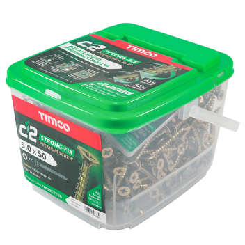 Timco C2 Multi-Purpose Premium Screws - 5.0 x 50mm (600pcs)