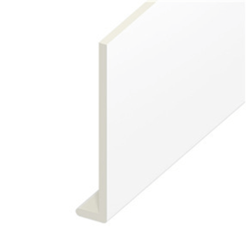 uPVC Square Capping Fascia Board  9mm x 405mm x 5m - White