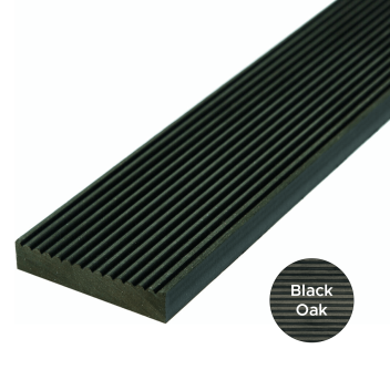 Composite Prime 3D Fascia Board - Black Oak