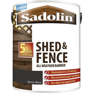 Sadolin Shed & Fence Protect Ebony Wood - 5L