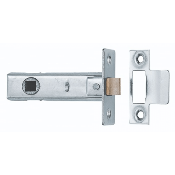 Eurospec Tubular Mortice Latch Nickle Plate - 76mm