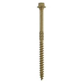 Timco Timber Screws Hex Flange Head Exterior Green - 6.7 x 250mm (50pcs)