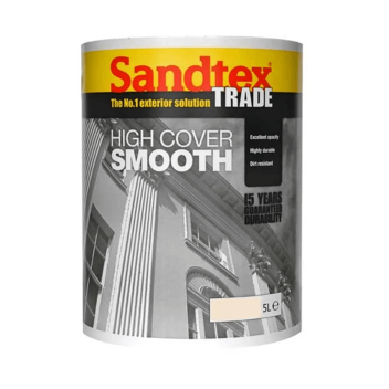 Sandtex Highcover Smooth Cornish Cream - 5L