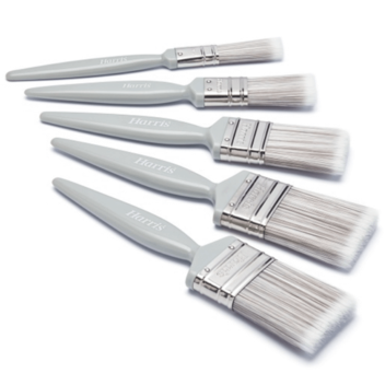 Harris Essentials Walls & Ceilings Flat Brush Set - 5pcs