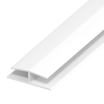 uPVC H Trim 5m - White