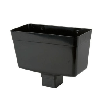 Industrial Rainwater Head Black