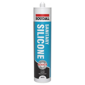 Soudal Sanitary Silicone - White 290ml