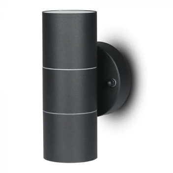 Up & Down Wall Light Body Only - Matt Black