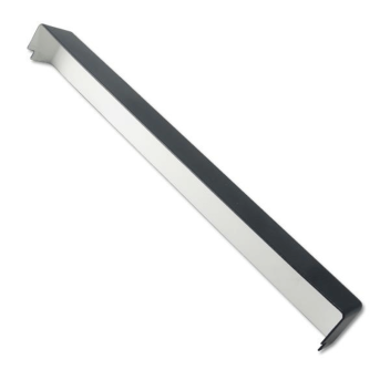 uPVC Square Fascia External Corner 300mm - Anthracite Grey