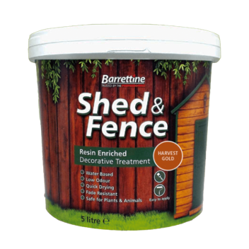 Shed & Fence Paint Harvest Gold - 5L