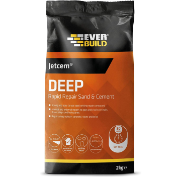 Everbuild Jetcem Deep Repair Sand & Cement - 2kg