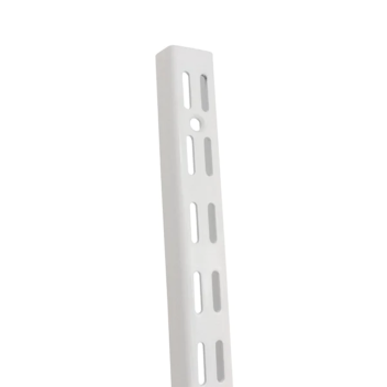 Twin Slot Shelving Upright 1m - White