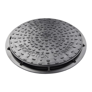 Secured Plastic Cover for Driveways 450mm Diameter 50kN Black