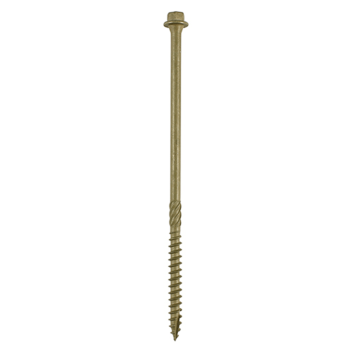 Timco Timber Screws Hex Flange Head Exterior Green - 6.7 x 150mm (4pcs)