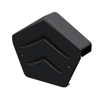 Smart Verge uPVC Ridge End Cap - Black