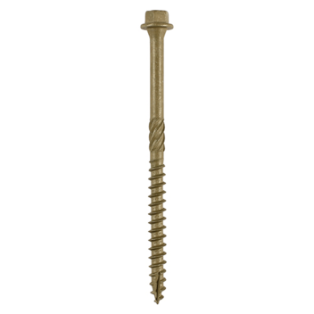 Timco Timber Screws Hex Flange Head Exterior Green - 6.7 x 100mm (6pcs)