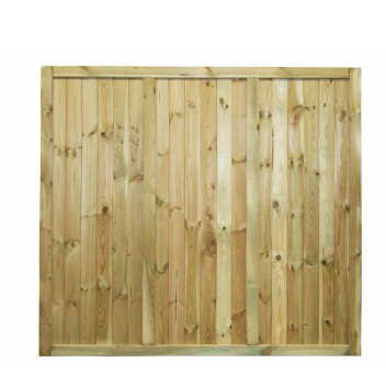 Tongue & Groove Flat Top Fence Panel - 1.22m x 1.83m (4 x 6\')