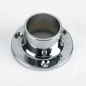 25mm Standard End Bracket - Chrome