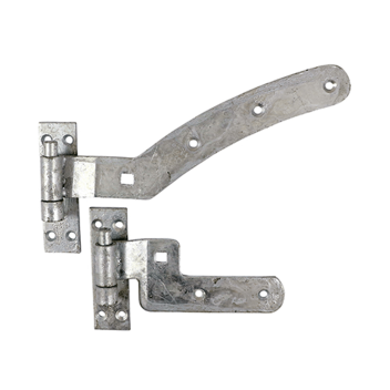 Timco Curved Rail Hinge Set HDG - 300mm (2pcs)