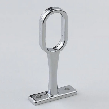 30 x 15mm Oval Deluxe Centre Bracket - Chrome