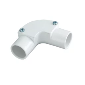 20mm Conduit Inspection Elbow - White