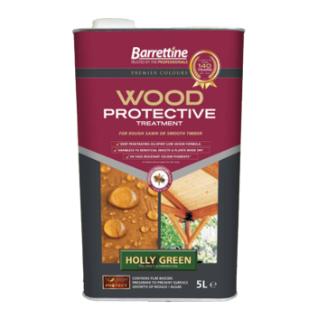 Wood Protective Treatment Holly Green - 5L